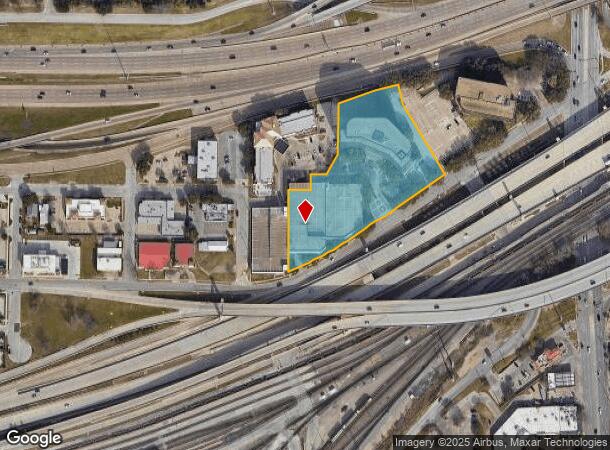  1320 S University Dr, Fort Worth, TX Parcel Map