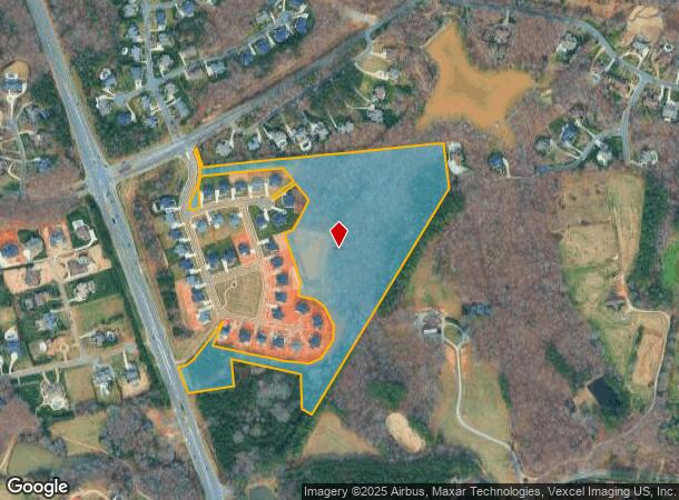 1010 Moose Trl, Matthews, NC Parcel Map