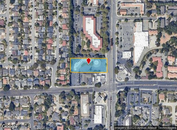  1655 S De Anza Blvd, Cupertino, CA Parcel Map