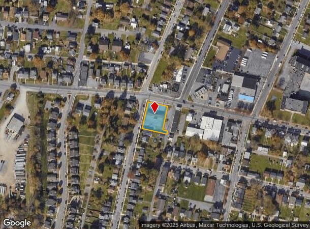  1037 W Washington St, Hagerstown, MD Parcel Map