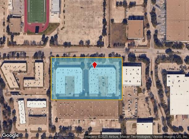 1313 Valwood Pkwy, Carrollton, TX Parcel Map