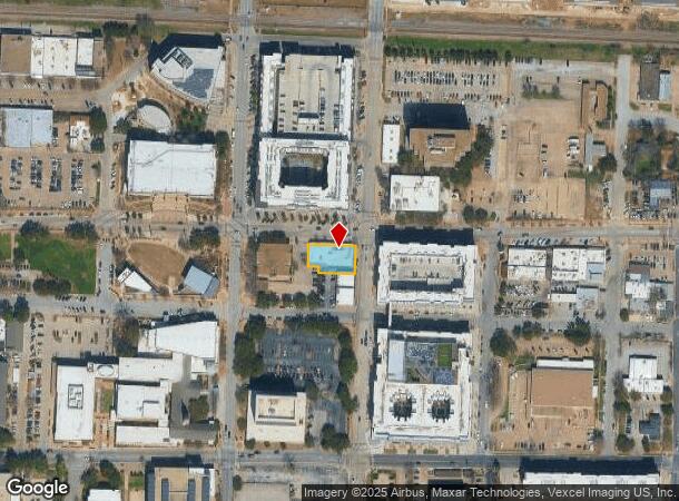 120 E Abram St, Arlington, TX Parcel Map