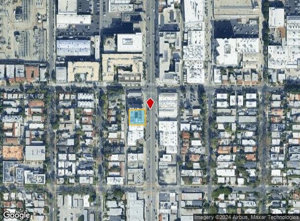  849 N La Brea Ave, Los Angeles, CA Parcel Map