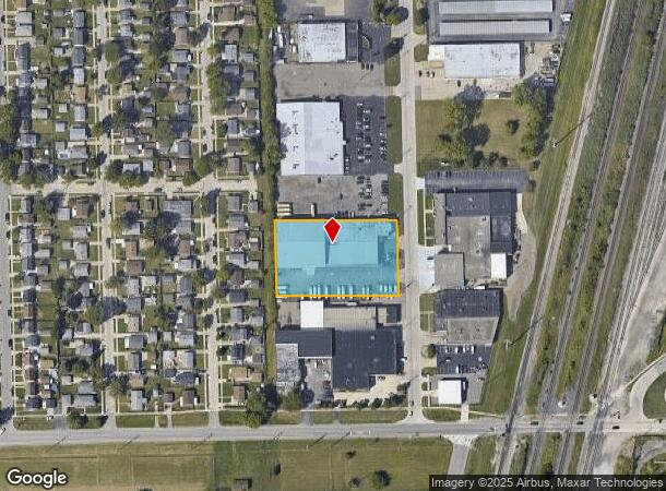  4624 13Th St, Wyandotte, MI Parcel Map