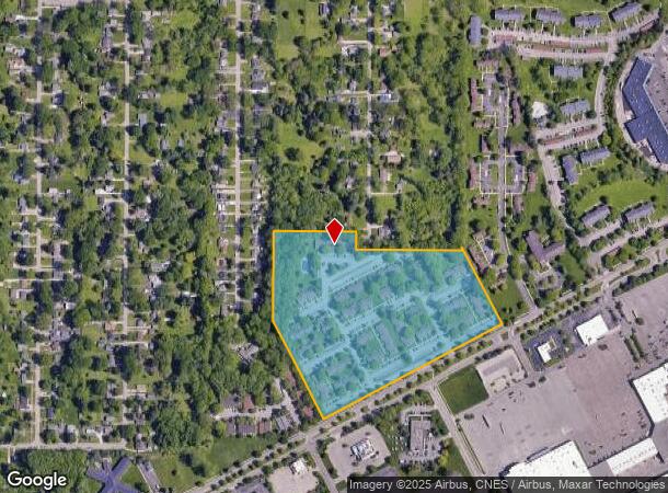  301 E Edgewood Blvd, Lansing, MI Parcel Map