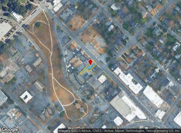  1824 E 7Th St, Charlotte, NC Parcel Map
