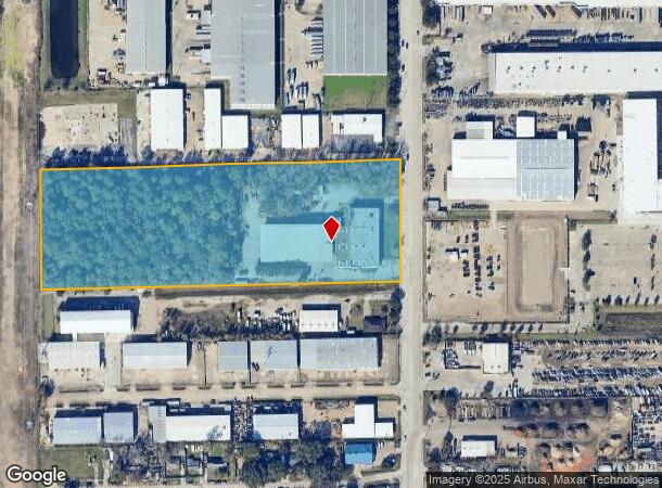  1717 Brittmoore Rd, Houston, TX Parcel Map
