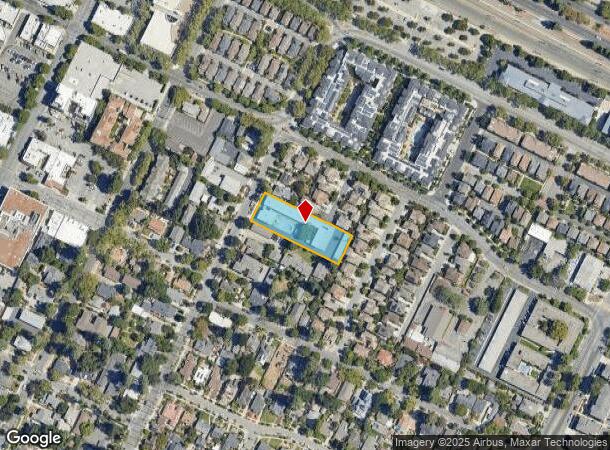  245 Bush St, Mountain View, CA Parcel Map