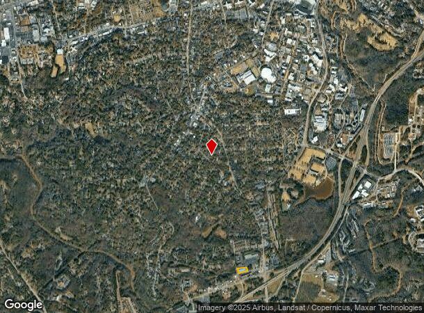 185 S Milledge Hts, Athens, GA Parcel Map
