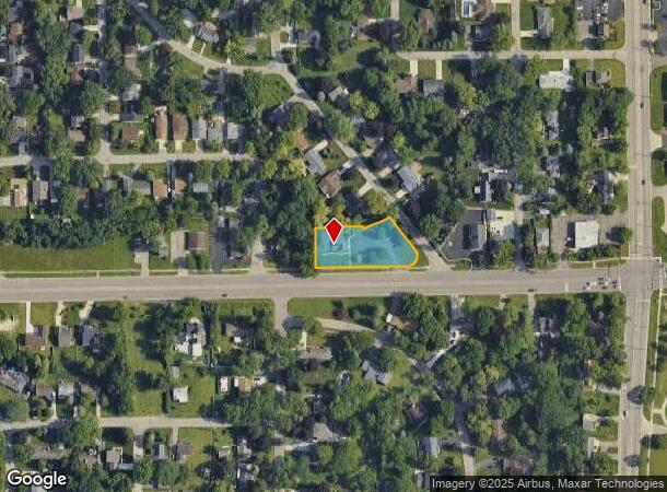  2444 Packard Rd, Ypsilanti, MI Parcel Map