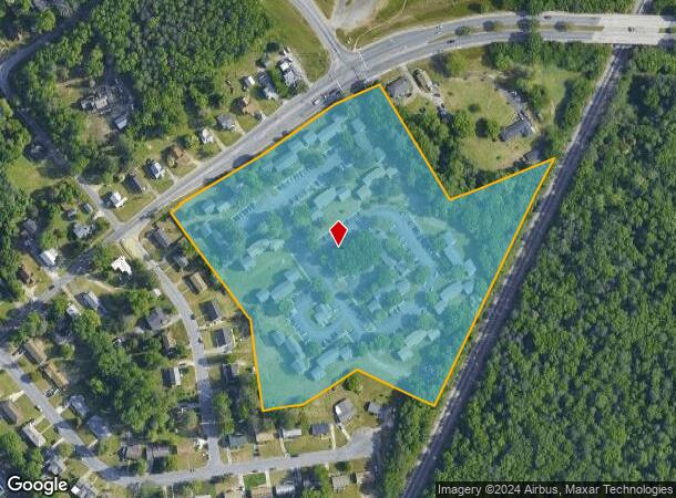  20800 Riverterrace Rd, South Chesterfield, VA Parcel Map