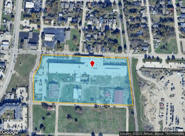  610 Elm St, Mckinney, TX Parcel Map