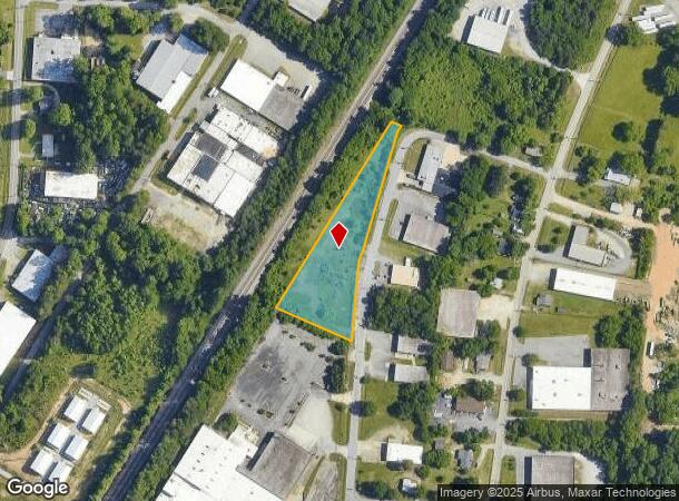  214 Berkley St, High Point, NC Parcel Map