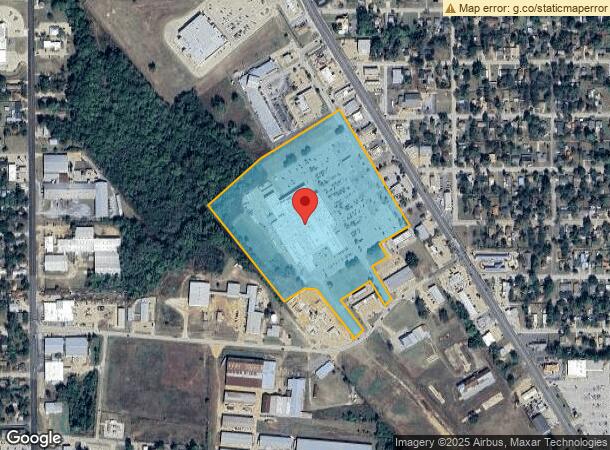  1311 S Jackson St, Jacksonville, TX Parcel Map