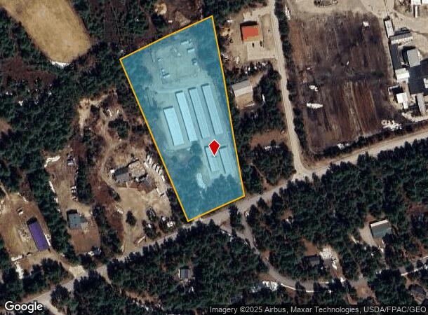 241 Ossipee Lake Rd, Tamworth, NH Parcel Map