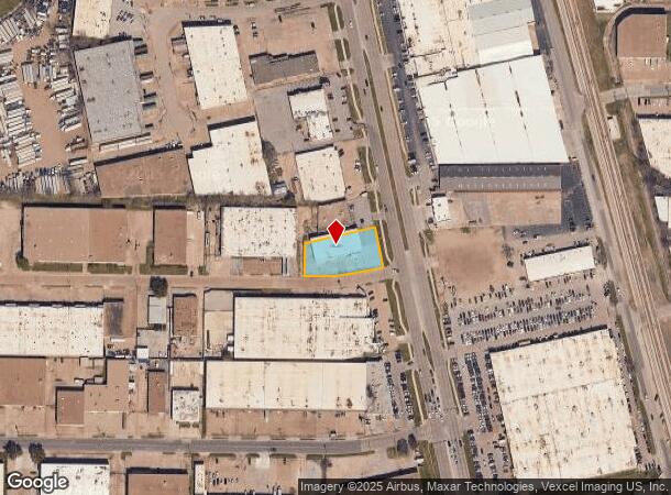 10807 Harry Hines Blvd, Dallas, TX Parcel Map