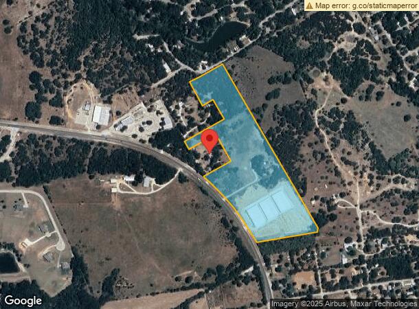  3501 Tin Top Hwy, Granbury, TX Parcel Map