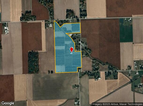 1727 N Berthaud Rd, New Haven, IN Parcel Map