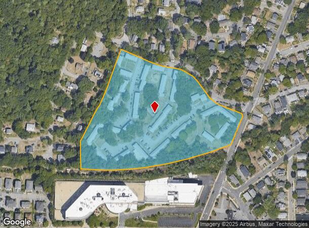  42 Prospect Hill Rd, Waltham, MA Parcel Map