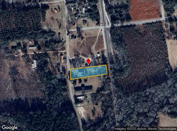 923 Calhoun St, Rowesville, SC Parcel Map