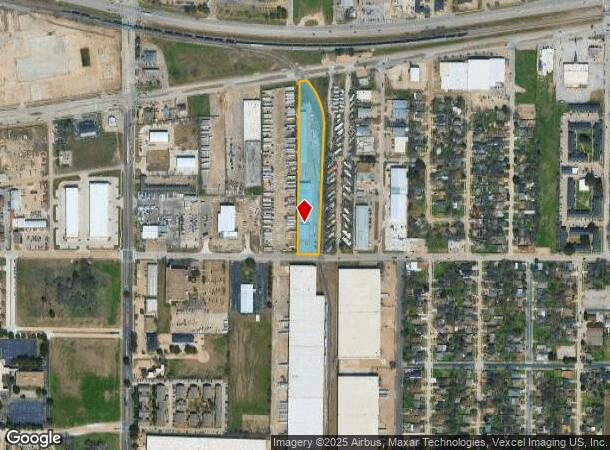 2506 W E Roberts St, Fort Worth, TX Parcel Map