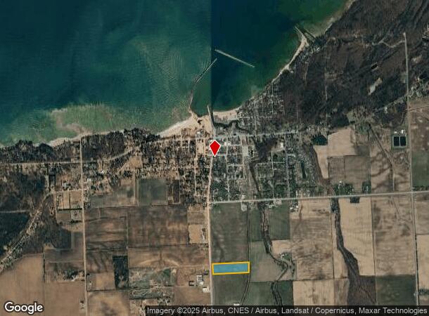 8636 Lake St, Port Austin, MI Parcel Map