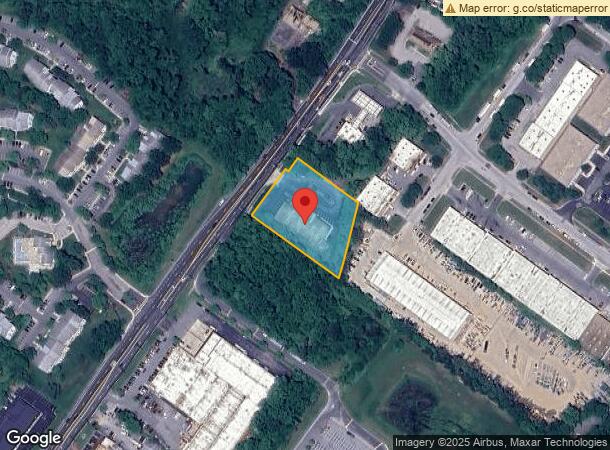  9705 Washington Blvd N, Laurel, MD Parcel Map