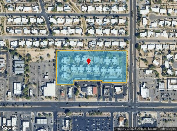  55 N Camino Seco, Tucson, AZ Parcel Map