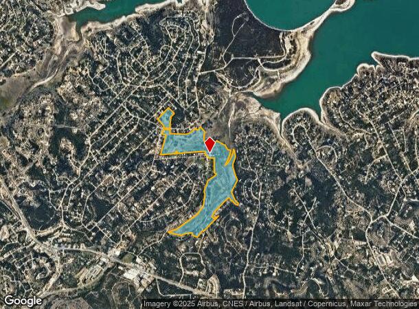  405 Watts Ln, Canyon Lake, TX Parcel Map