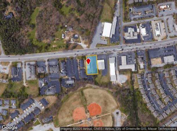  447 W Butler Rd, Mauldin, SC Parcel Map