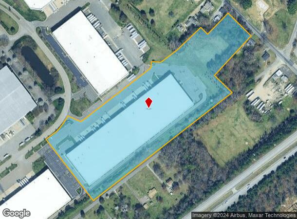  2600 Distribution Dr, Henrico, VA Parcel Map