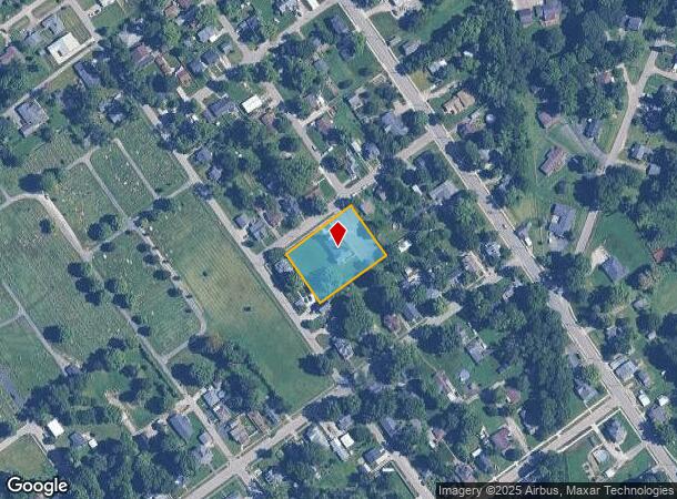  1280 Morrow St, Charlestown, IN Parcel Map
