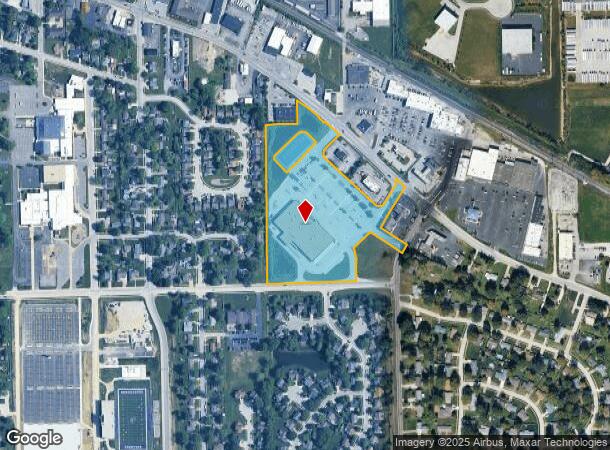  843 E Main St, Brownsburg, IN Parcel Map