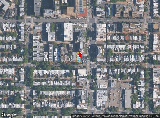  1407 T St Nw, Washington, DC Parcel Map