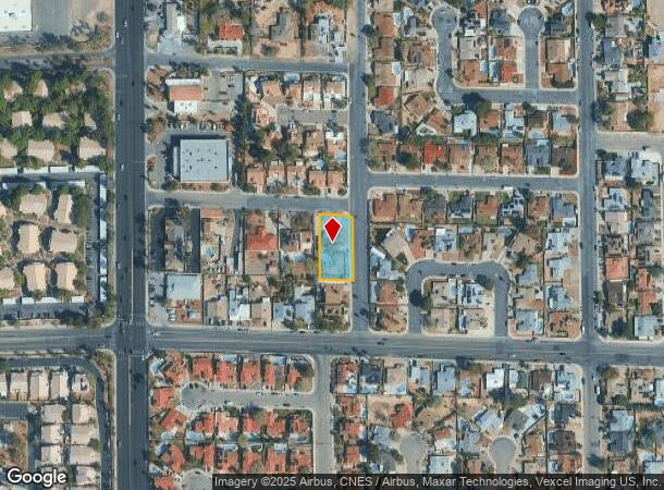  3485 Shamrock Ave, Las Vegas, NV Parcel Map