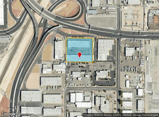  3535 W Harmon Ave, Las Vegas, NV Parcel Map