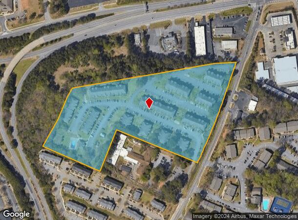  190 Epps Bridge Rd, Athens, GA Parcel Map