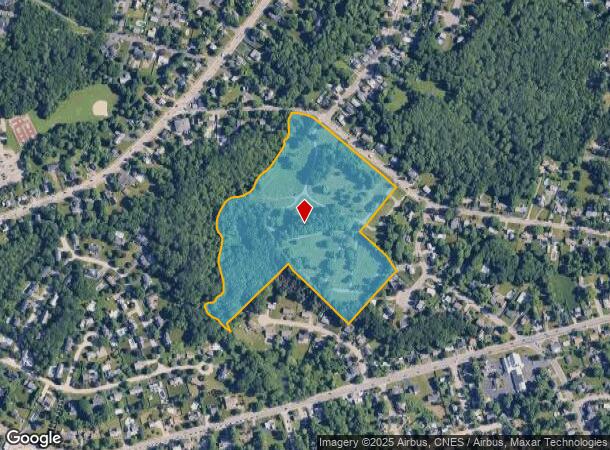 Pine St, Weymouth, MA Parcel Map