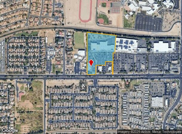  2070 E Baseline Rd, Phoenix, AZ Parcel Map