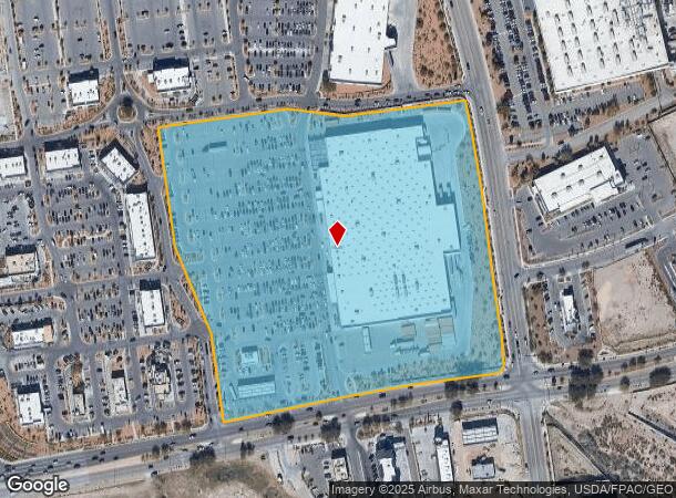  7831 Paseo Del Norte Blvd, El Paso, TX Parcel Map