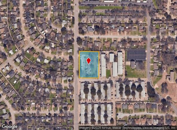  1712 Carl Rd, Irving, TX Parcel Map