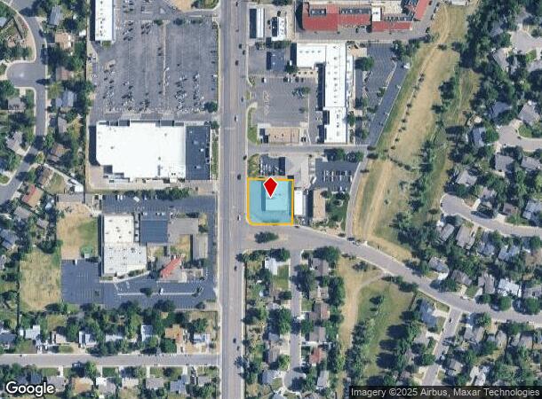  7680 S University Blvd, Centennial, CO Parcel Map