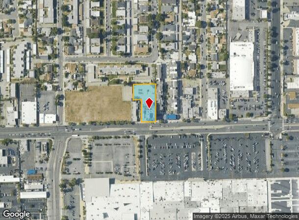  1425 E Holt Ave, Pomona, CA Parcel Map