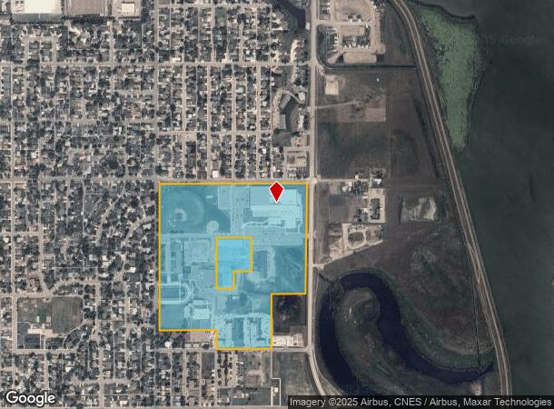 1406 University Ave E, Williston, ND Parcel Map