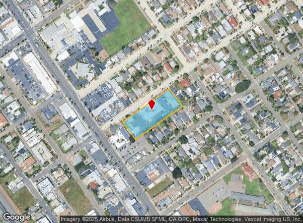 701 West St, Oceanside, CA Parcel Map