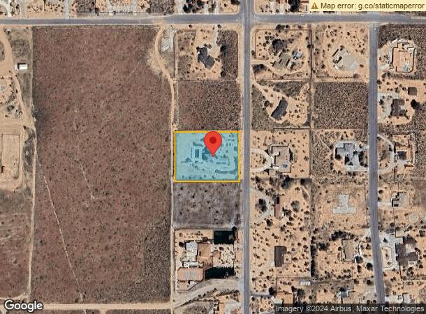  8980 Joshua Ln, Yucca Valley, CA Parcel Map