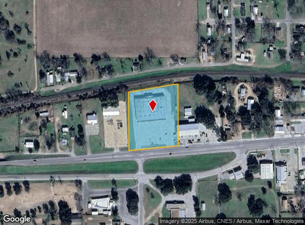 1400 Walnut St, Columbus, TX Parcel Map