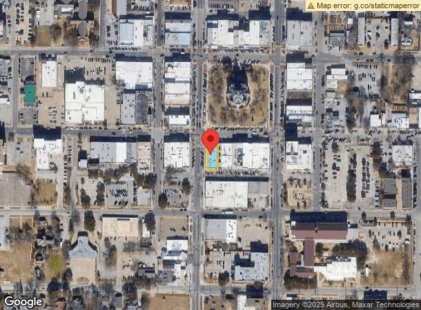  121 W Hickory St, Denton, TX Parcel Map