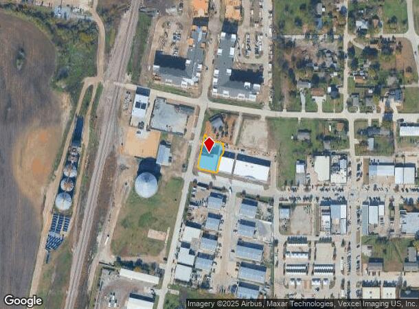 390 W Broadway St, Prosper, TX Parcel Map