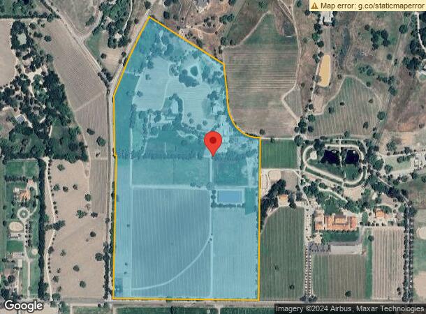  2450 Calzada Ave, Santa Ynez, CA Parcel Map